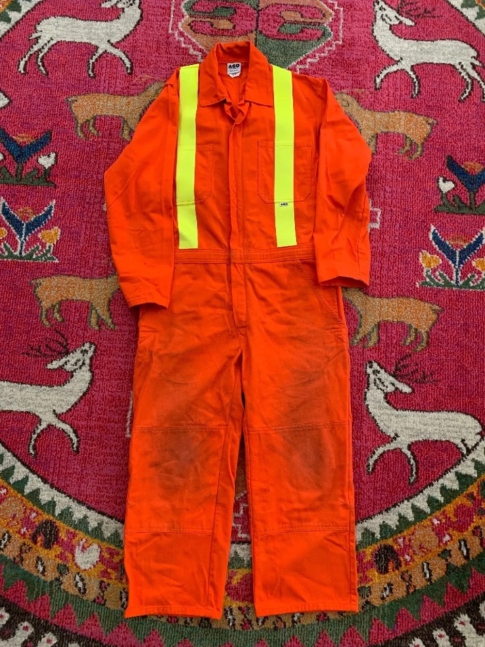 AGO high visibility coveralls